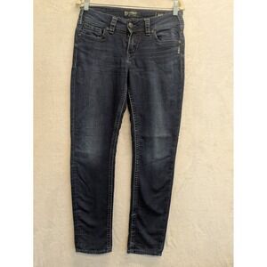 Silver Jeans Suki Joga Mid Skinny Jeans Women's‎ W28 L29 Dark Wash